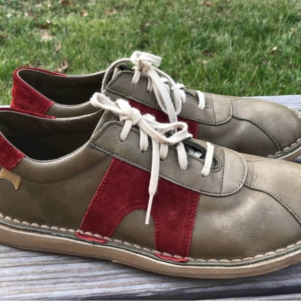 Leather & suede handmade sneakers